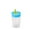Sky Blue, variant on Insulated Water Bottle with Reusable Straw, 15oz Plastic Tumbler for School & Sports, Leak-Proof Portable Cup for Dishwasher Safe Drink Bottle