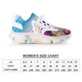 thumbnail image 2 of Seashell On The Beach Fashion Women's Nurse Shoes Casual Flat Sneaker Print Ladies Lace Up Light Walking Shoe Breathable Footwear, 2 of 8