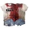 thumbnail image 2 of YDLCAFD Easter Womens Printed Short Sleeve O Neck T Shirt Top Blouse, 2 of 5