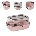 thumbnail image 6 of oshhni Hamster Cage Habitat with Openable Top Portable House,Small Animal Cage,for Sugar Glider,Bunny Gerbils Small Animals Hedgehog pink, 6 of 9