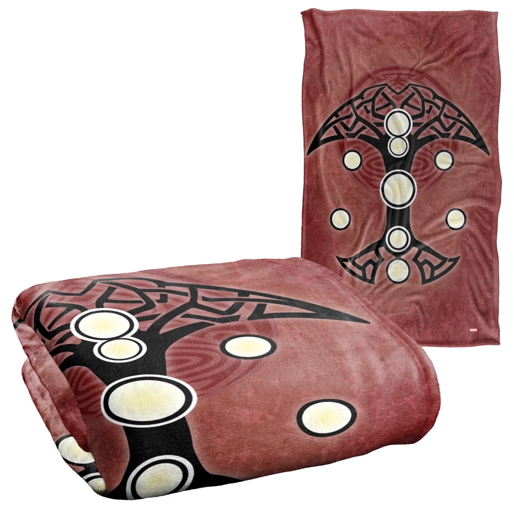 Thor Love and Thunder Blanket, 36"x58" Yggdrasil Tree Silky Touch Super