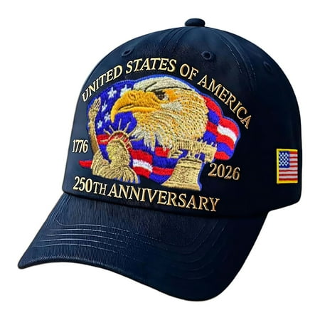 1/2/3PCS U.S. 250th Anniversary Retro Washed Cap Adjustable U.S. 260th Anniversary Tribute Hat Patriotic Cap