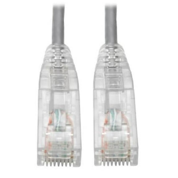 8 in. RJ45 Gray Cat6 UTP Patch Cable