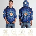 thumbnail image 5 of POBUDS Hoodie, Regular Fit Sporty Pullover Hooded Sweatshirt for Men Women Star Explode XL, 5 of 6