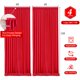 thumbnail image 3 of Cortinas de Fondo Wish Care Rojas 4 Paneles 1,5x3 m Poliéster, 3 of 7