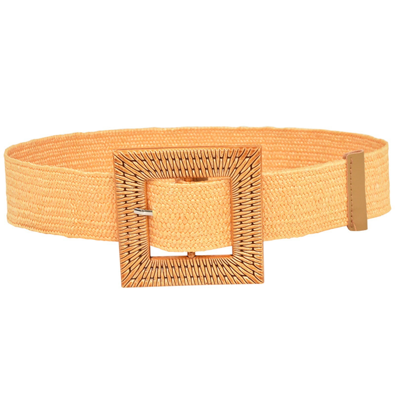 labakihah belt women elastic woven casual summer belt stretch skinny