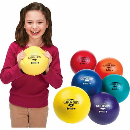 6" Gator Skin Softi Ball, Blue