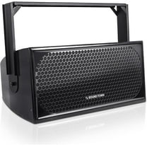 Sound Town TITAN-FG210SUB 2-Way Dual 10" IP55 Weatherproof Fiberglass Subwoofer with U-Bracket for Outdoor Installations, Black