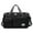 Black, variant on Large Capacity Foldable Travel Duffel Bag, Lightweight Tote Carry-On Luggage with Shoe Compartment, Ideal for Gym Sports Camping and Travel
