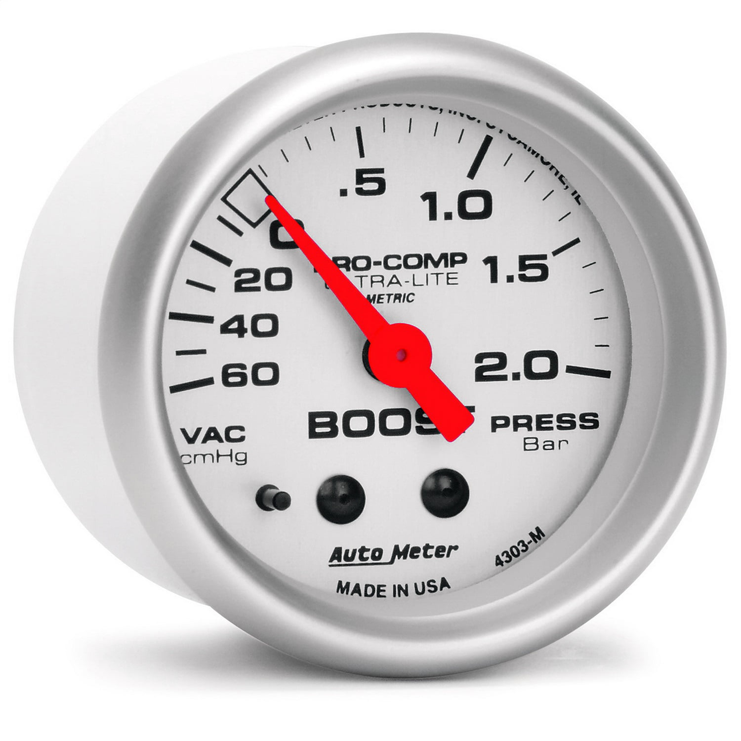 Auto Meter 4303-09000 Vacuum/Boost Gauge 