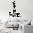 thumbnail image 2 of Success Starts with Self Discipline Fitness Workout Success Motivation Quotes Wall Decal Healthy Lifestyle for Girls Boys Gym Home Sports Room Decor Vinyl Wall Art Sticker Decoration Size (40x35 inch), 2 of 3
