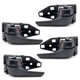 thumbnail image 2 of 1 Set Car Inner Door Handle Black for SR5 2016-2020 69205-0K100-C1, 69206-0K090-C1, 2 of 5