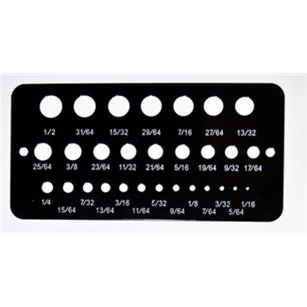 Drill Gauge,12 Gauge Metal