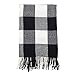 thumbnail image 3 of Fennco Styles Buffalo Plaid Collection Modern Tassel 50 X 60 Inch Throw - Black Throw Blanket For Banquets, Christmas, Special Events And Home D Cor, 3 of 4