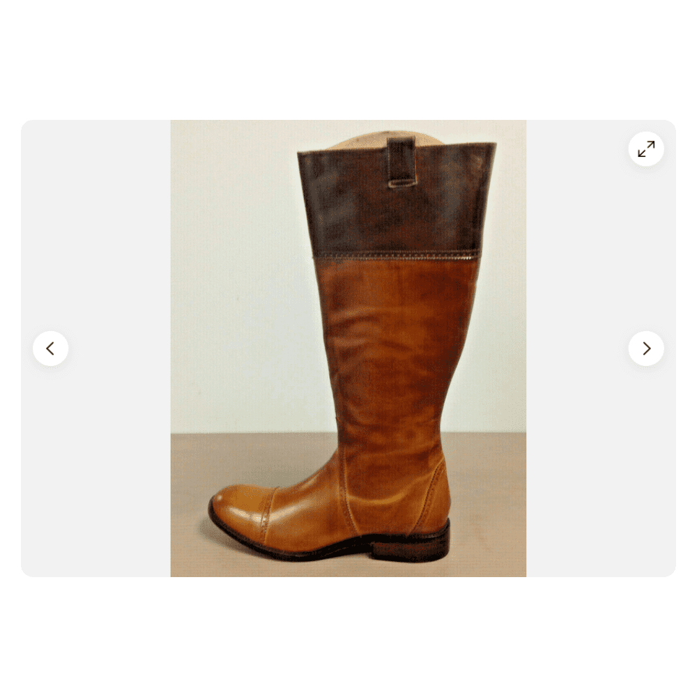 Charlie1 Horse boots by Lucchese 14923 TN/MAHOGANY Size 7 B 