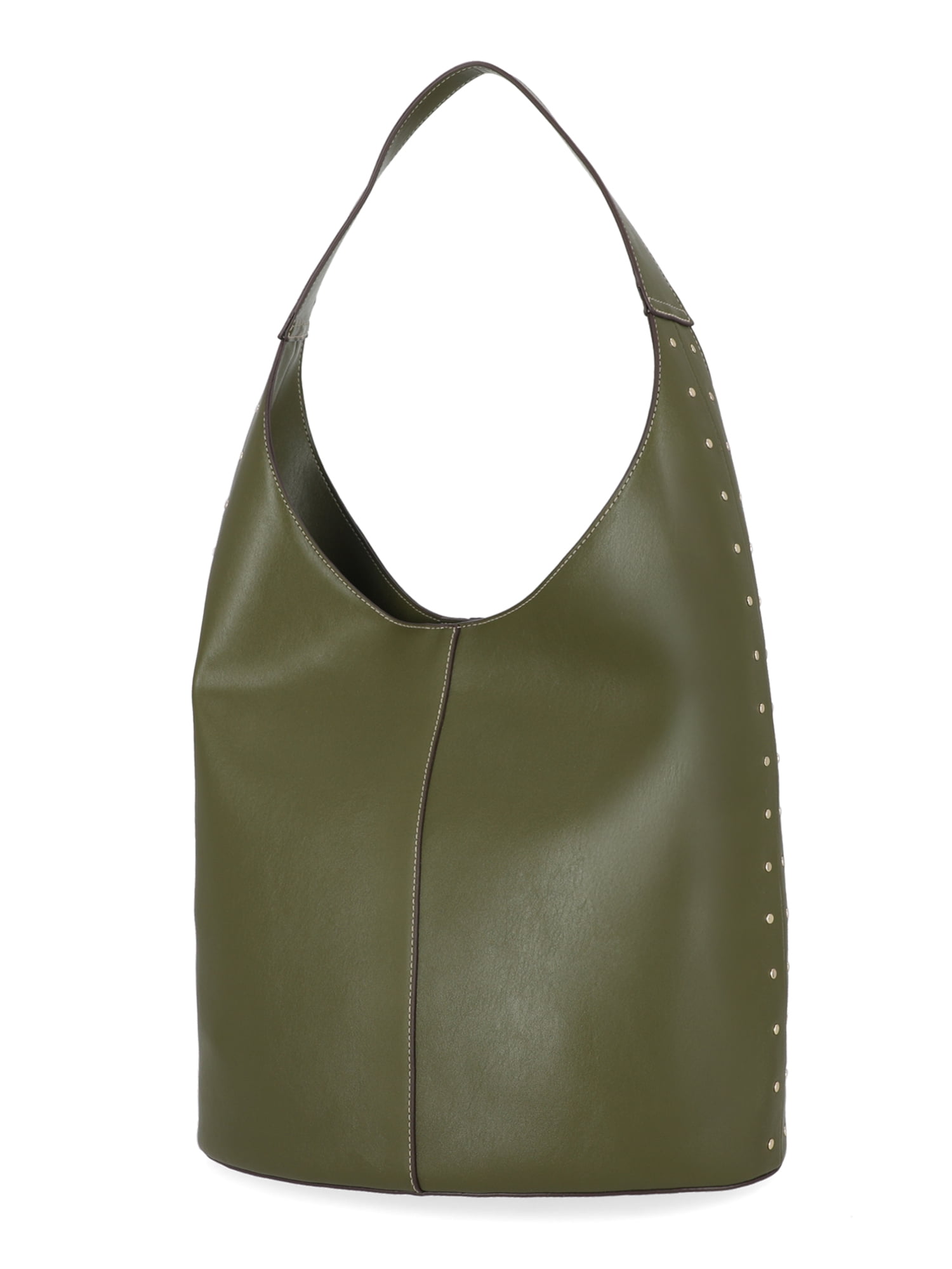 Scenario Women's Faux Leather Bucket Bag, Burnt Olive