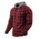 thumbnail image 2 of Ceisia Men's Regular-Fit Hooded Plaid Cotton Shirt Multi-Pattern for Winter Gift, 2 of 9