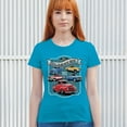 thumbnail image 4 of Ford Still Plays with Trucks T-Shirt American Classic F100 F150 Pickup Built Tough Vintage Offroad 4x4 Women's Tee, 4 of 7