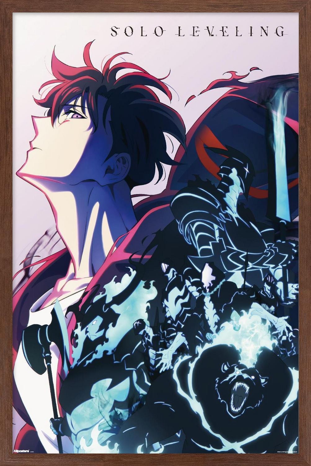 Solo Leveling: Season 2 - Teaser Key Art Wall Poster, 22.375" x 34" Framed