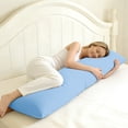 thumbnail image 6 of Kelnaro Sky Blue Body Pillowcase 20x54 Inch - Soft Hypoallergenic Microfiber Body Pillow Cover, Breathable & Fade Resistant, Washable for All-Season, 6 of 6