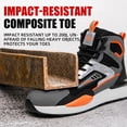 thumbnail image 4 of TREADVAULT Men's and Women's Composite Toe Work Shoes, Puncture-Resistant, Breathable, 4 of 16