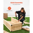 thumbnail image 5 of KFFKFF Exterior Stowage Cabin, Spacious Timber Outdoor Stowage Cabin, Horticultural Equipment Cabin with Racks, Latch, and Base, Water-Resistant Stowage Dwelling Cabinet, 28x63 inch, 5 of 9