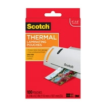 3M Scotch Thermal Laminating Pouches 4.3" x 6.3" 100 Pouches TP5900-100