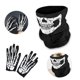 thumbnail image 2 of Juego de guantes de esqueleto de Halloween y mascarilla de calavera, accesorios para fiesta de cumpleaños, 2 of 5