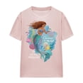 thumbnail image 1 of The Little Mermaid Womens Curious And Kind Ariel T-Shirt, 1 of 6