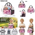 thumbnail image 5 of Kuiaobaty Stars Marble Print 3 Pcs Backpack and Lunch Box Set for Girls Boys Multi Pockets Lunch Bag and Bookbag with Bottle Holder Lightweight Backpack and Pencil Bags Set for School Picnic, 5 of 7