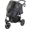 thumbnail image 5 of My Duque Pet 3-Wheel Stroller- For Dog, Cat & Pets Up To 33 lbs - Black, 5 of 5