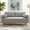 Mist Grey, variant on Morrison 72 inch Wide Mid-Century Modern Loveseat Sofa in Mist Grey Woven-Blend Fabric