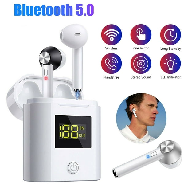 Estuche de carga Bluetooth 5.0 Earbud Auriculares estéreo internos Auriculares manos libres inalámbricos, Rose Golden Kearding EL4779-06B