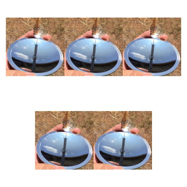 Yuarrent Supervivencia al fuego Equipo a prueba de viento a prueba de agua Encendedor solar Quemador Herramienta de emergencia liviana Camping Type2 NO2