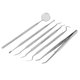 thumbnail image 4 of Kit de herramientas para dientes de dentista, juego de 6 piezas con mango profesional, kit de herramientas dentales de acero inoxidable, kit de herramientas para dentista fiel a su promesa Jadeshay A, 4 of 8