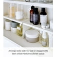 thumbnail image 4 of Yamazaki Home Medicine Cabinet Riser [Set of 2], White, Steel, Supports 4.4 pounds, 4 of 7