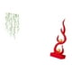 thumbnail image 5 of Elegante mural de pared con diseño abstracto de enredaderas y llamas para dormitorio, baño o fondo de sofá. Escultura moderna, adorno o regalo., 5 of 8