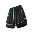 thumbnail image 4 of LiuXxxx Casual Running Shorts Breathable Athletic Yoga Workout Pants with Liner Compression Inner Layer Black XXL, 4 of 4