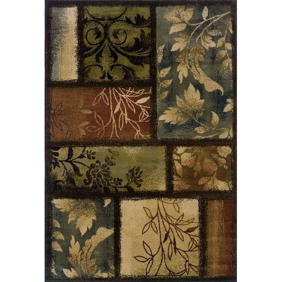 Oriental Weavers Hudson 1699G Brown Geometric Rectangle Indoor Area Rug