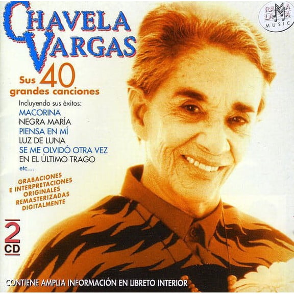 Chavela Vargas - Sus Cuarenta Grandes Canciones - Music & Performance - CD