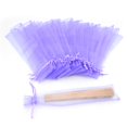thumbnail image 1 of Bezall 50 Bolsitas de Regalo de Organza Lila Claro 26x6 cm, 1 of 7