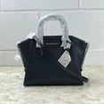 thumbnail image 4 of MICHAEL KORS 35F1G4VM2L Avril Small Leather Top-Zip Satchel IN BLACK, 4 of 5