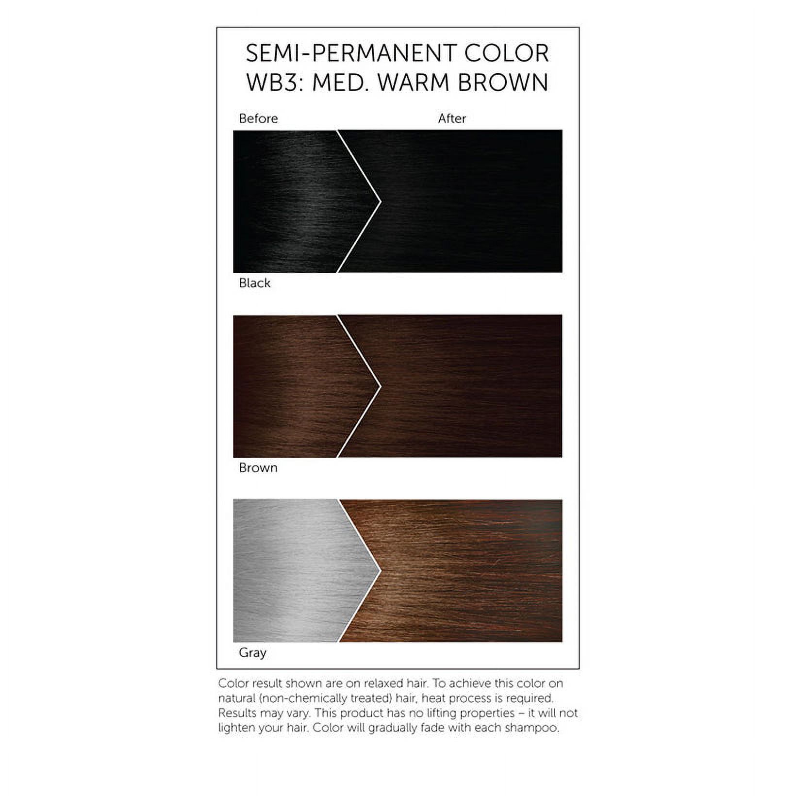 [ 6 PACK ] BIGEN - Semi-Permanent Hair Color [ MEDIUM WARM BROWN #WB3 ] 3 Oz. * BEAUTY TALK LA *