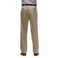 thumbnail image 3 of Haggar Men's Premium No Iron Khaki Flat Front Pant Classic Fit HC10884, 3 of 8