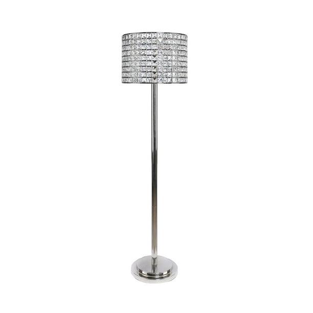 Grandview Gallery 58 Inch Tall 100w, Lamp Crystal Shade