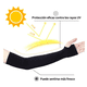 thumbnail image 2 of Set Mangas  Bloosom Protectoras Para Brazos Protección Solar Uv,3 Pares Negro, 2 of 4