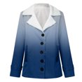 thumbnail image 4 of Pntutb Mujeres Tallas grandes Invierno Cálido Compuesto Felpa Botón Solapas Chaqueta Outwear Abrigo Rollbacks Pntutb Pntutb-2787, 4 of 5