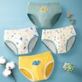 thumbnail image 2 of Sous-vêtements Garçons Enfants Bébé Mignons Shorts Pantalons 4 Pcs Vert Armée Slips Garçons 3-4 Ans, 2 of 4