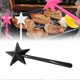 thumbnail image 2 of Wand Salt and Pepper Shaker 3 Holes Plastic Pentagram Shape Salt and Pepper Shaker Wand Black, 2 of 3