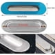 thumbnail image 4 of Manija para muebles de 4 piezas Manija para puerta corrediza Manija ovalada empotrada de acero inoxidable oso de fresa  Electrónica, 4 of 4